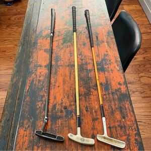 3 Putters Northwestern Golf Co. 100 24K Gold Plated, Macgregor Foulis, SlotLine